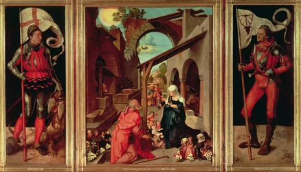 Paumgartnerův oltář, cca 1500 (tempera na panelu) (viz také 61057 a 331713)